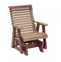 Amish Road Lawn Furniture Slant Back Glider