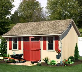 B&B Structures Elite Cape Storage Shed