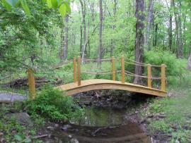 Smucker's Woodcraft Wood Garden Bridge
