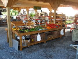 Smucker's Woodcraft Produce Table